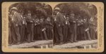 President Roosevelt and Governor McMillin reviewing troops, on the site of a desperate charge, Chickamauga battlefield, Tenn.