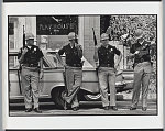 Birmingham, Alabama. Highway patrolmen, outside the site of the bombed 16th Street Baptist Church where four young girls were murdered