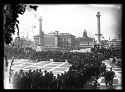 Gathering in Civic Center Park in Denver