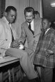 Willie Mays autographing a baseball for a young boy at the Collegeville Community Center on 29th Avenue North in Birmingham, Alabama.