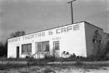 Sunset Theatre and Cafe exterior building.