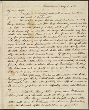 Letter to] My dear Wife [manuscript