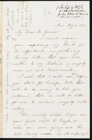 Letter to] My Dear Mr. Garrison [manuscript