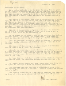 Memorandum from Walter F. White to W. E. B. Du Bois