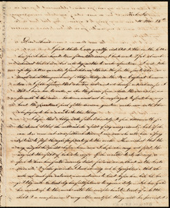 Letter from Angelina Emily Grimké, Fort Lee, [N.J.], to Anne Warren Weston, 10 mo[nth] 14th [day] [1838]