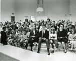 Crowd at MacDowell school dedication