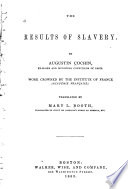 The results of slavery