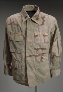 Army jacket worn by Andre M. Jones during the Iraq War