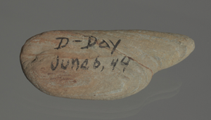 Rock from Normandy Beaches, D-Day 1944