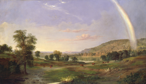 Landscape with Rainbow