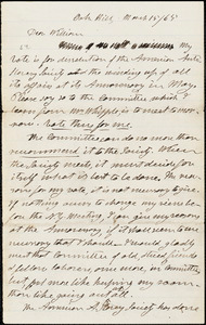 Thumbnail for Letter from Henry Clarke Wright, Oak Hill, [Gloucester, Massachusetts], to William Lloyd Garrison, [18]65 March 15