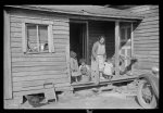 Mixed-breed Indian family, white and Negro, in old house near Pembroke Farms, North Carolina