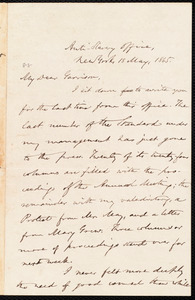 Letter from Oliver Johnson, New York, [N.Y.], to William Lloyd Garrison, 18 May, 1865