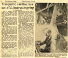 Thumbnail for Marquette carillon has colorful, interesting ring, 1970