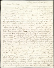 Letter to] Dear Caroline [manuscript