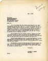 Letter of 1957 May 2