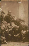 [Unidentified African American sailors playing betting game]