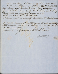 Letter from Lewis Ford to Samuel May, [18]51 June 4