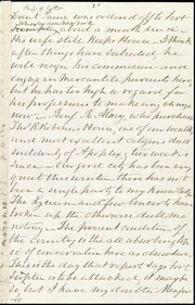 Partial letter to Deborah Weston] [manuscript