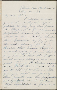 Letter from Abby Kelley Foster, Little Falls, Herkimer Co[unty], [NY], to Maria Weston Chapman, Dec. 15, [18]42