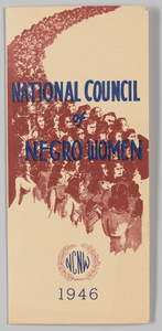 National Council of Negro Women brochure