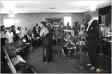 Lonnie and Mary Johnson at their 27th gospel anniversary