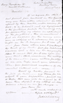 General James Wilkinson's letter to Henry Thompson stating that "25 negros have absconded or refused to work"