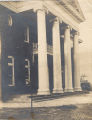 Front portico of the Carnegie Library at Tuskegee Institute in Tuskegee, Alabama.