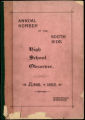 South High Yearbook 1892; High School Observer, June 1892