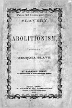 Slavery and abolitionism pamphlet