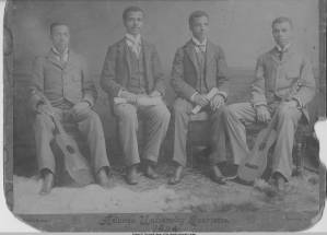 Photograph of the Atlanta University Quartet, Atlanta, Georgia, 1894