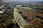 An October 2017 aerial view of a huge farm outside Kennebunkport, Maine