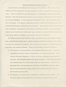 The Anti-Defamation League