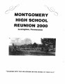 Montgomery High School: reunion 2000 program