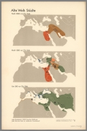 Alte Welt: Städte : Nach 3000 vor Chr. Geb. -- Nach 1500 vor Chr. Geb. -- Nach 500 vor Chr. Geb. Angefertigt für das Bibliographische Institut AG., Leipzig. Gesellschafts- und Wirtschaftsmuseum in Wien.© Gesellschaft und wirtschaft. Bildstatistisches Elementarwerk. Das Gesellschatfs- und Wirtschaftsmuseum in Wien zeigt in 100 farbigen Bildtafeln. Produktionsformen Gesellschaftsordnungen Kulturstufen Lebenshaltungen. Bibliographisches Institut AG. in Leipzig. Alte Welt: Städte. (Old world: cities).