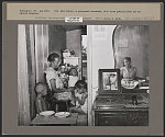 Washington, D.C. Mrs. Ella Watson, a government charwoman, with three grandchildren and her adopted daughter