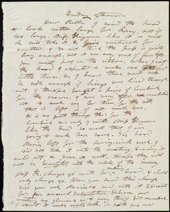 Thumbnail for Letter from Mary Weston to Deborah Weston, Friday afternoon