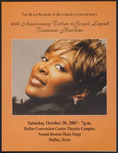 Program: 40th Anniversary Tribute to Gospel Legend Tramaine Hawkins