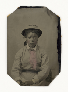 Tintype of a woman