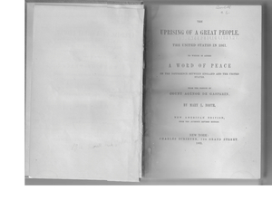 Thumbnail for The uprising of a great people The United States In 1861