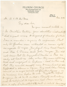 Letter from Dan F. Bradley to W. E. B. Du Bois