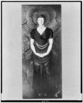 [Isabella Stewart Gardner, full-length portrait, standing, facing front]