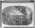 The burning of the United States arsenal at Harper's Ferry, 10 P.M. April 18, 1861