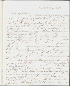 Letter from Evelina A. S. Smith, Dorchester, [Mass.], to Caroline Weston, Dec. 8, 1844