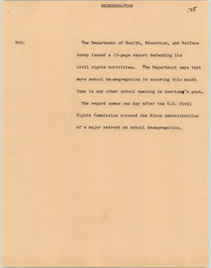 News Script: Desegregation