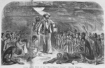 Scene in the hold of the "blood-stained Gloria". (Middle passage)