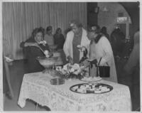 Refreshments at Unveiling of the Herring Picture (Mountain Street School)