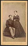 [Unidentified soldier in Union uniform and wife]