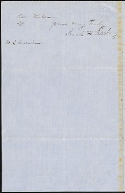 Letter to] Dear Friend Garrison [manuscript