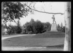 Library Park, Soldiers' Monument &amp; Pub[lic] Lib[rary], Pasadena, Cal.